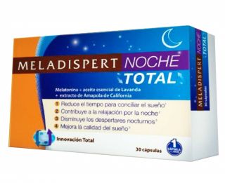 Meladispert Melatonina Noche Total 30 cápsulas